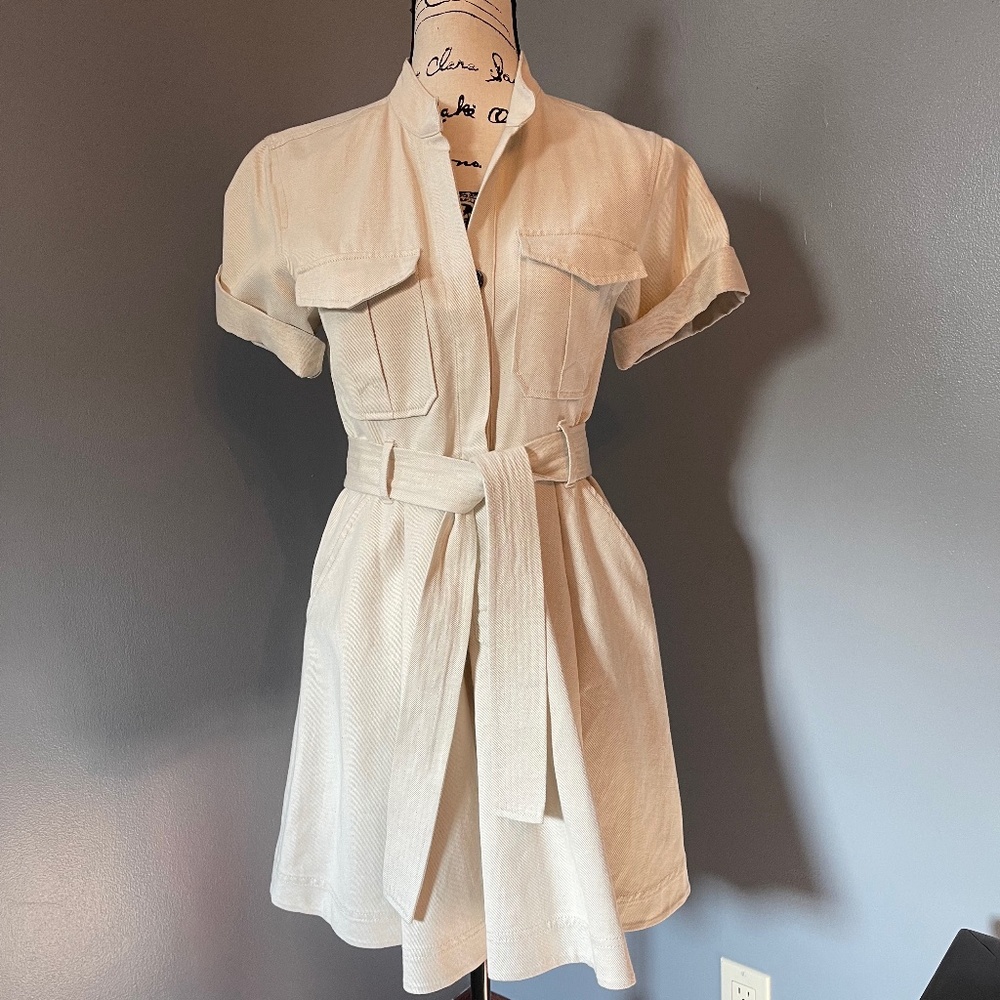 ALC Bryn Ivory Safari Dress NWT